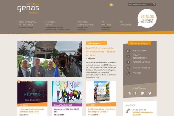genas theme websites examples