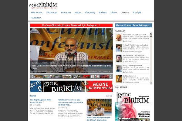 Site using Super RSS Reader plugin