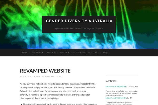 Hemingway theme site design template sample