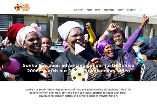 genderjustice.org.za site used Hello Elementor