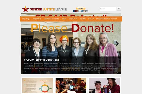 NonProfit theme site design template sample