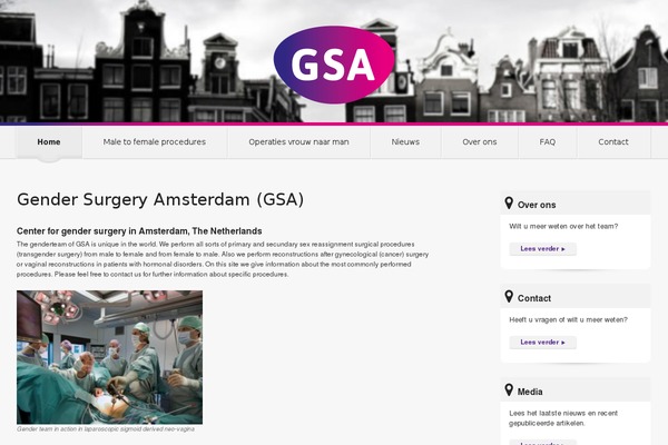 gendersurgeryamsterdam.nl site used Gsa