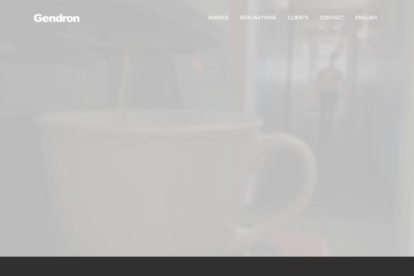 Brick theme site design template sample