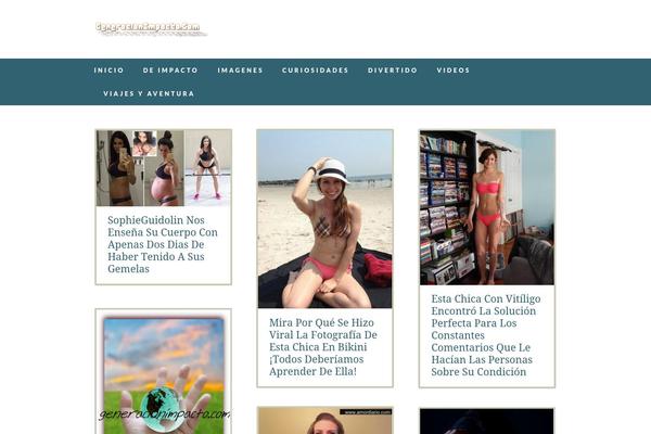 Virality theme site design template sample