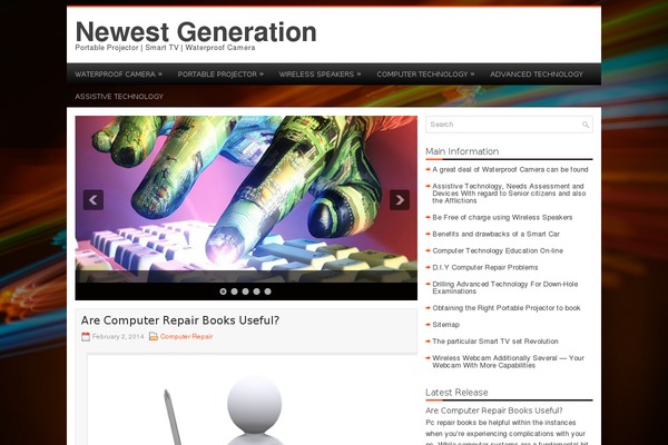 Techbits theme site design template sample