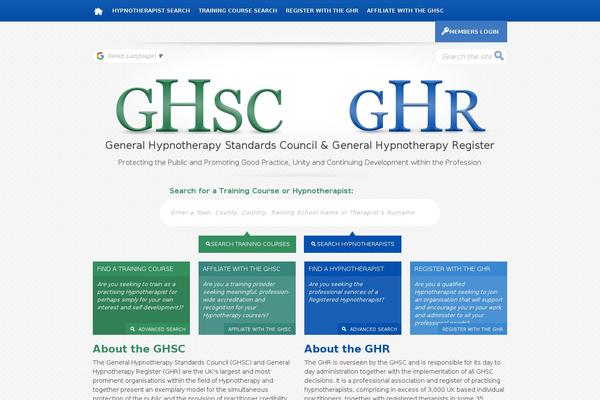 general-hypnotherapy-register.com site used Advantec