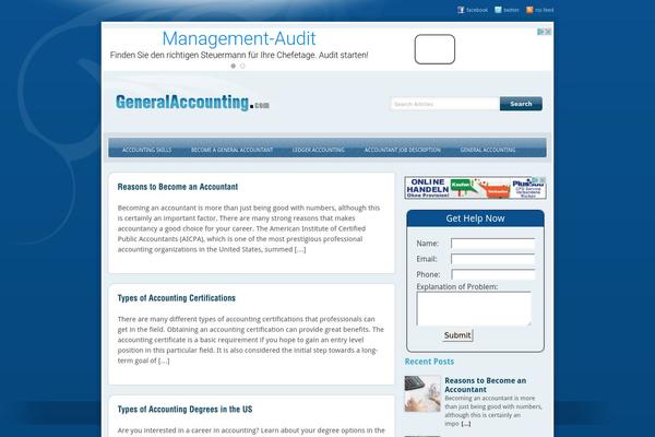 generalaccounting.com site used Bluedream