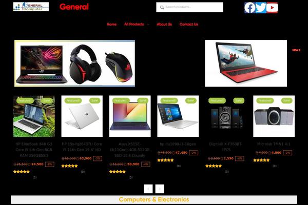 Site using Woo-smart-compare plugin