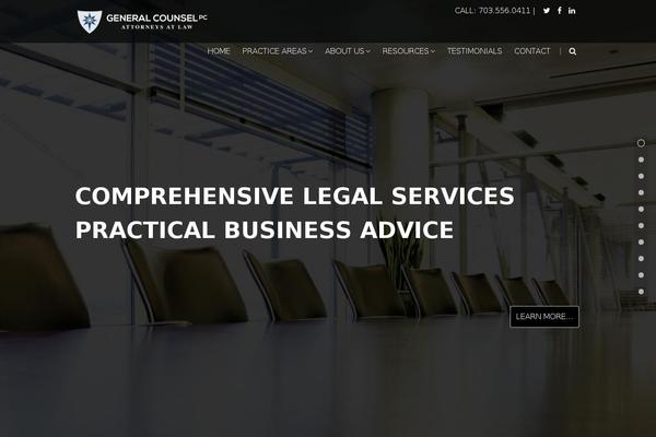 Camyno theme site design template sample