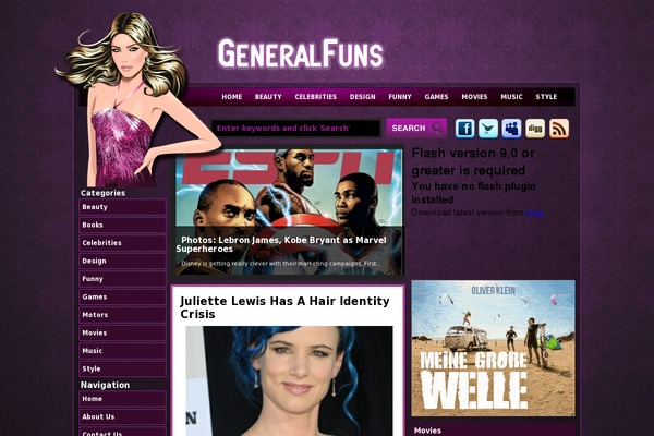 Web theme site design template sample