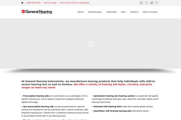 generalhearing.com site used Audire