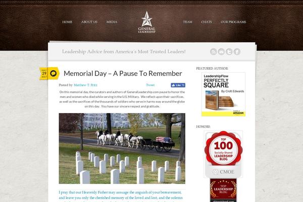 generalleadership.com site used Writer Parent