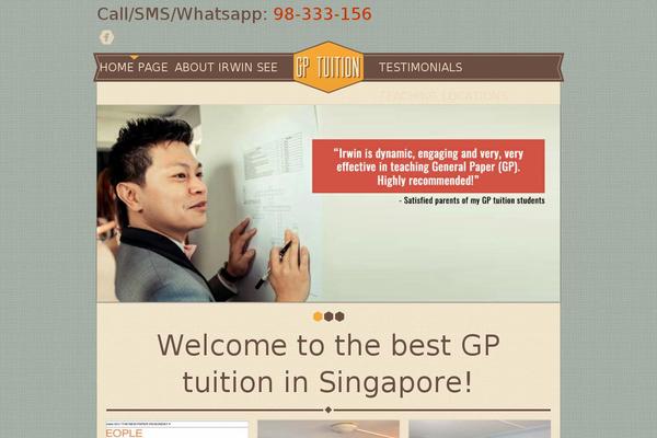 The Fox theme site design template sample
