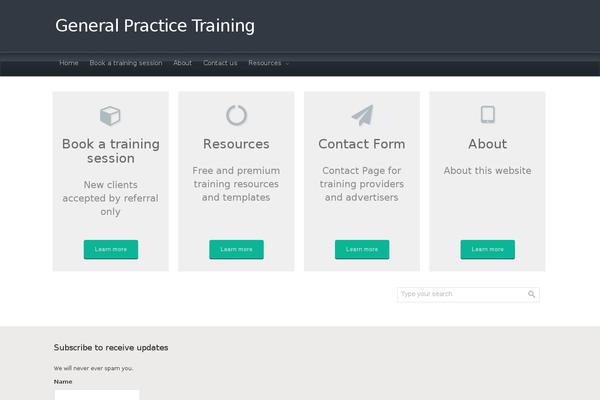 Hestia theme site design template sample