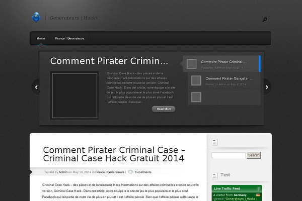 Polished theme site design template sample