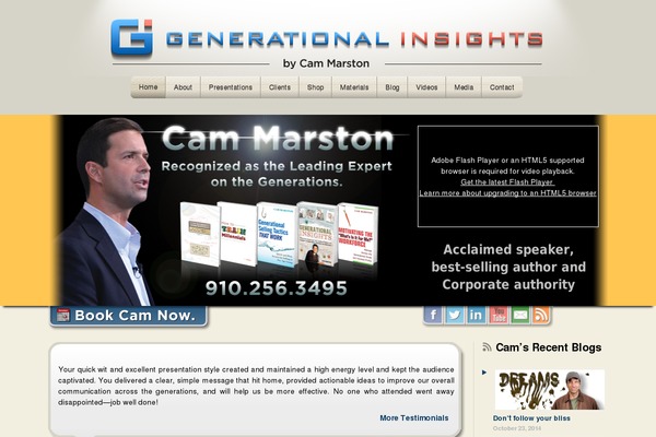 generation theme websites examples