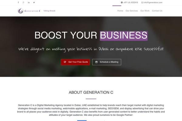 Corpress theme site design template sample