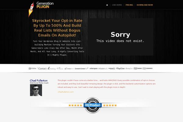 Site using Generationplugin plugin