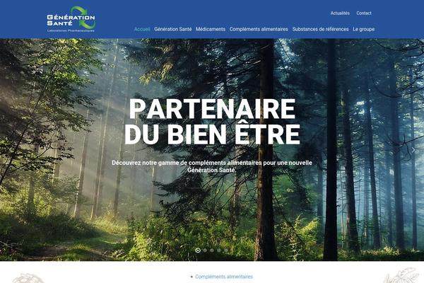 Medik theme site design template sample
