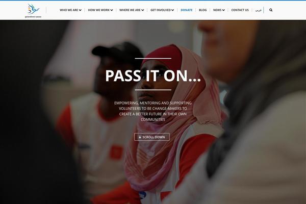 Alma theme site design template sample