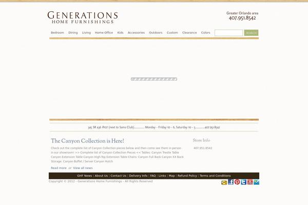 generationshomefurnishings.com site used Storefront Elegance