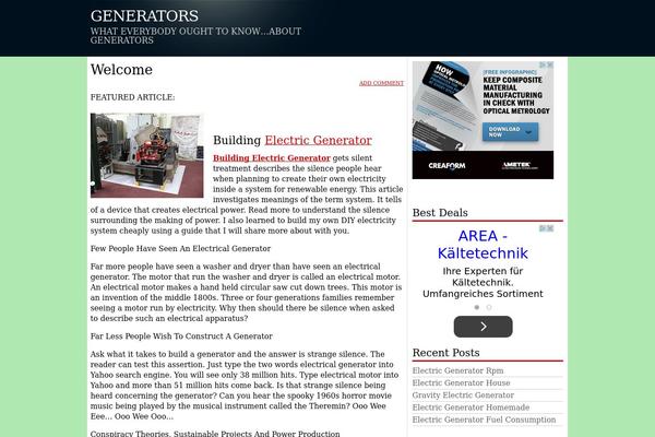 Simply Works Core theme site design template sample