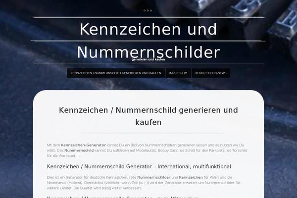 Perfetta theme site design template sample