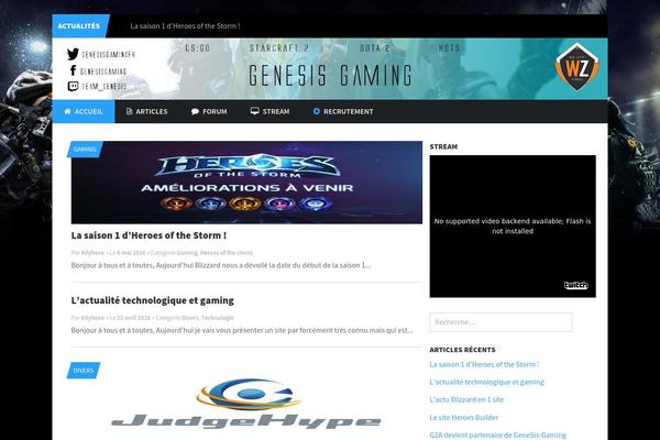 Site using Challonge plugin
