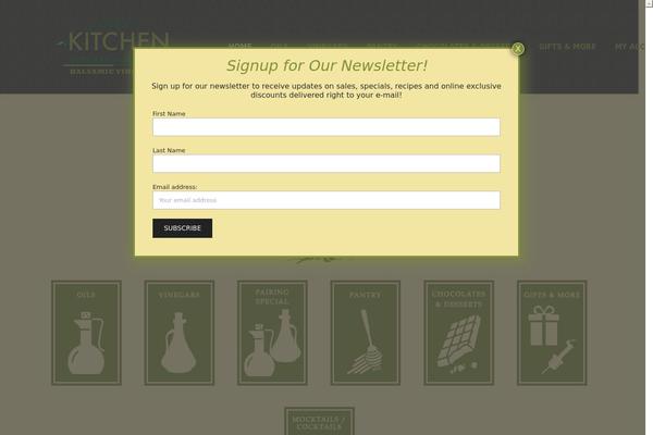 Site using MailChimp for WordPress plugin