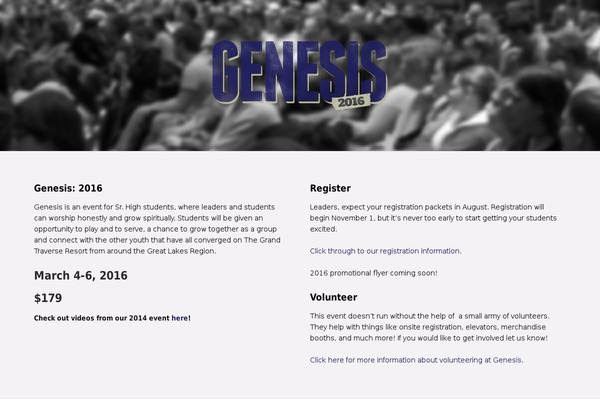 The One Pager theme site design template sample