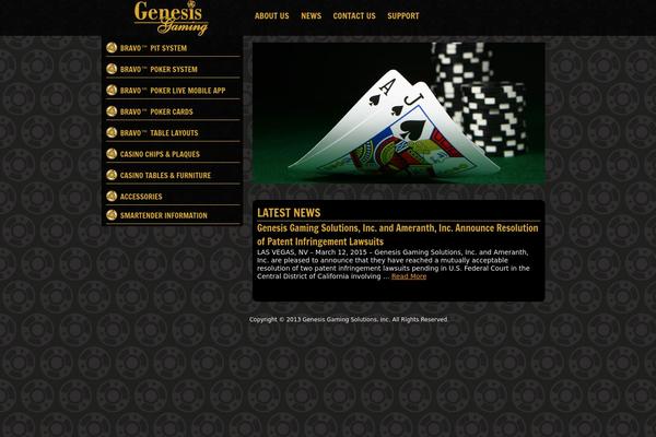 genesisgaming.com site used Genesis_theme