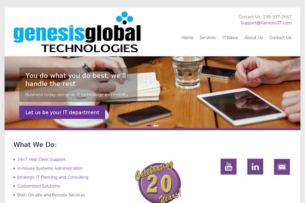 Spacious theme site design template sample