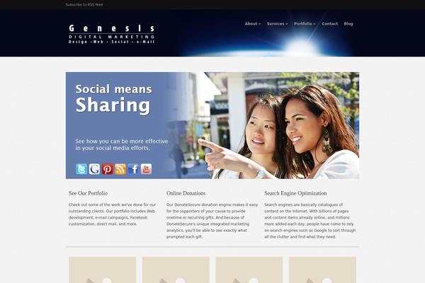 Orion theme site design template sample