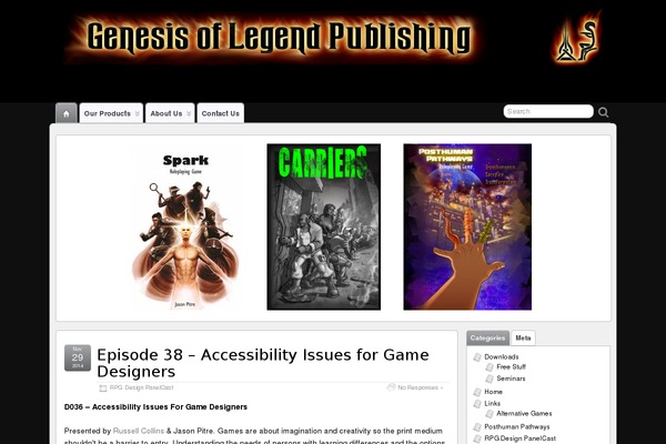 Suffusion theme site design template sample