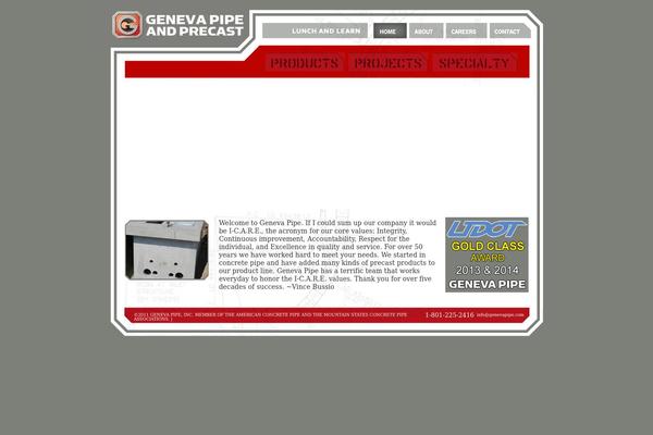 geneva_pipe theme websites examples