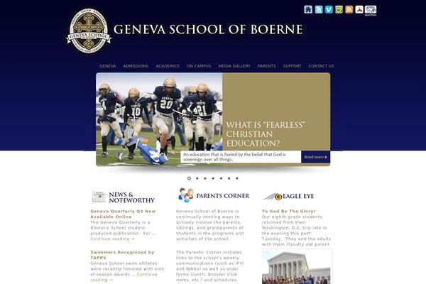Geneva theme site design template sample