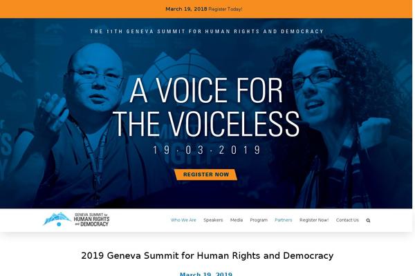 genevasummit.org site used Genevasummit