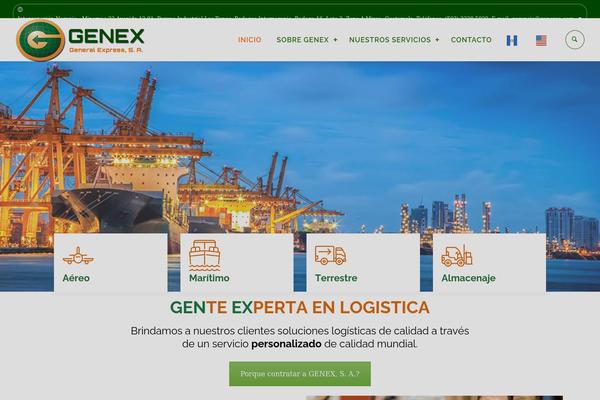 Logistic theme site design template sample