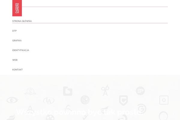 The7 Child theme site design template sample