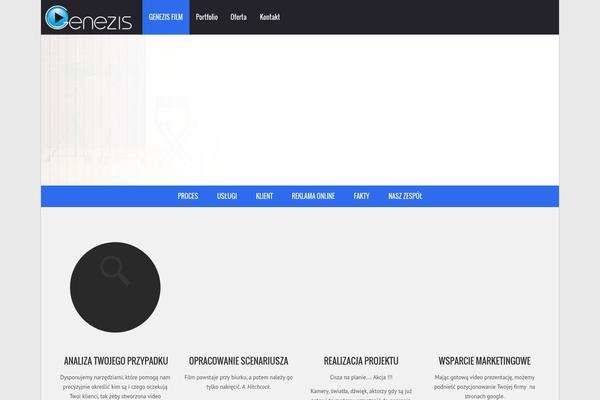 Infographer theme site design template sample