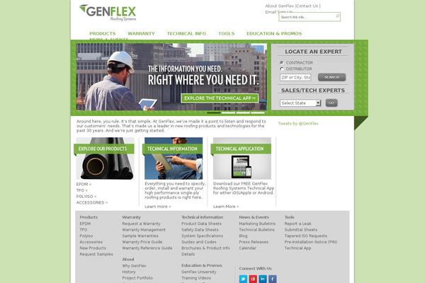 Evolution theme site design template sample