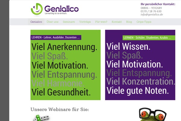 Site using Thrive Leads plugin
