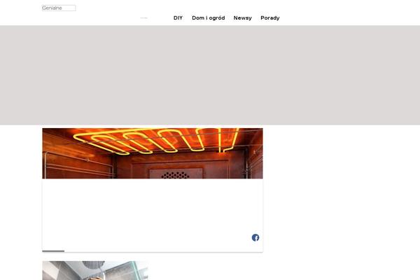 genialne.pl site used Popularne