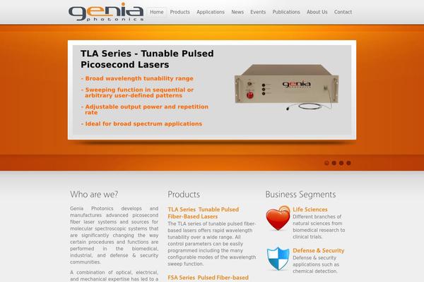 geniaphotonics.com site used Genia