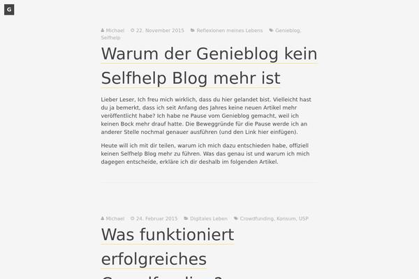 Ari theme site design template sample
