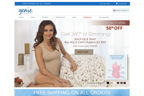 Aid website example screenshot