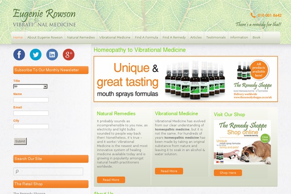 genierowson.co.za site used Clean Style Three