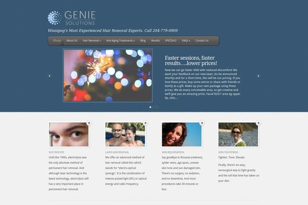 Feather theme site design template sample