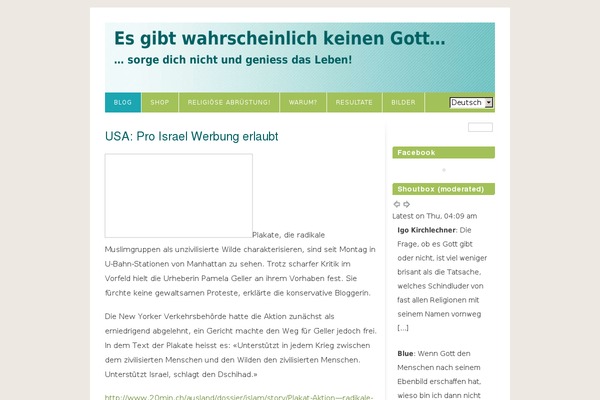 geniess-das-leben.ch site used Blixed