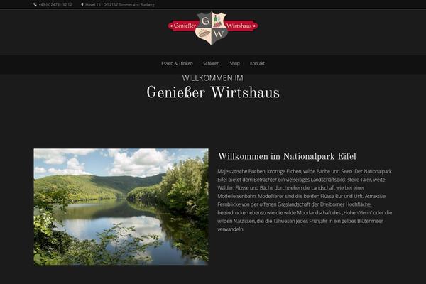 WordPress website example screenshot